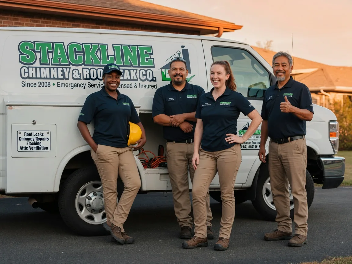 Chimney flashing repair company in Prescott, IA